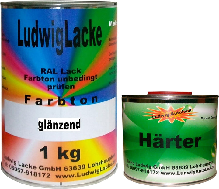1,5 kg Set Lack mit Härter RAL 5012 Lichtblau