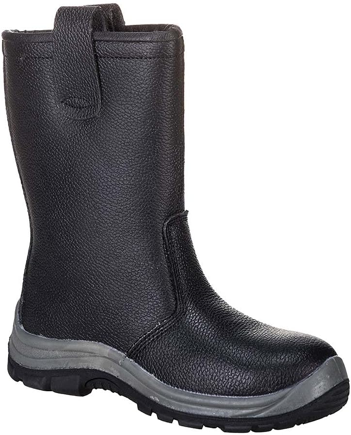 Portwest Steelite Rigger Sicherheitsstiefel S1P CI, Grösse: 38, Farbe: Schwarz, FW12BKR38 38 EU Schw