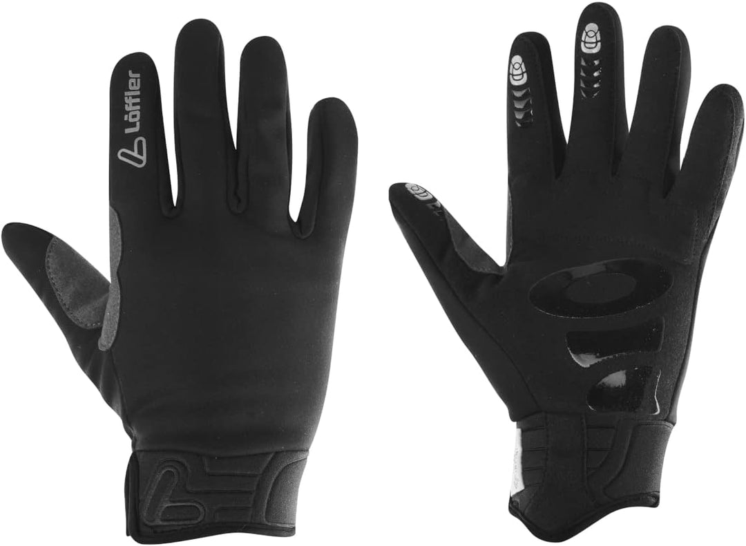 LÖFFLER Ws Warm Handschuhe Schwarz EU 7-7.5, Schwarz EU 7-7.5