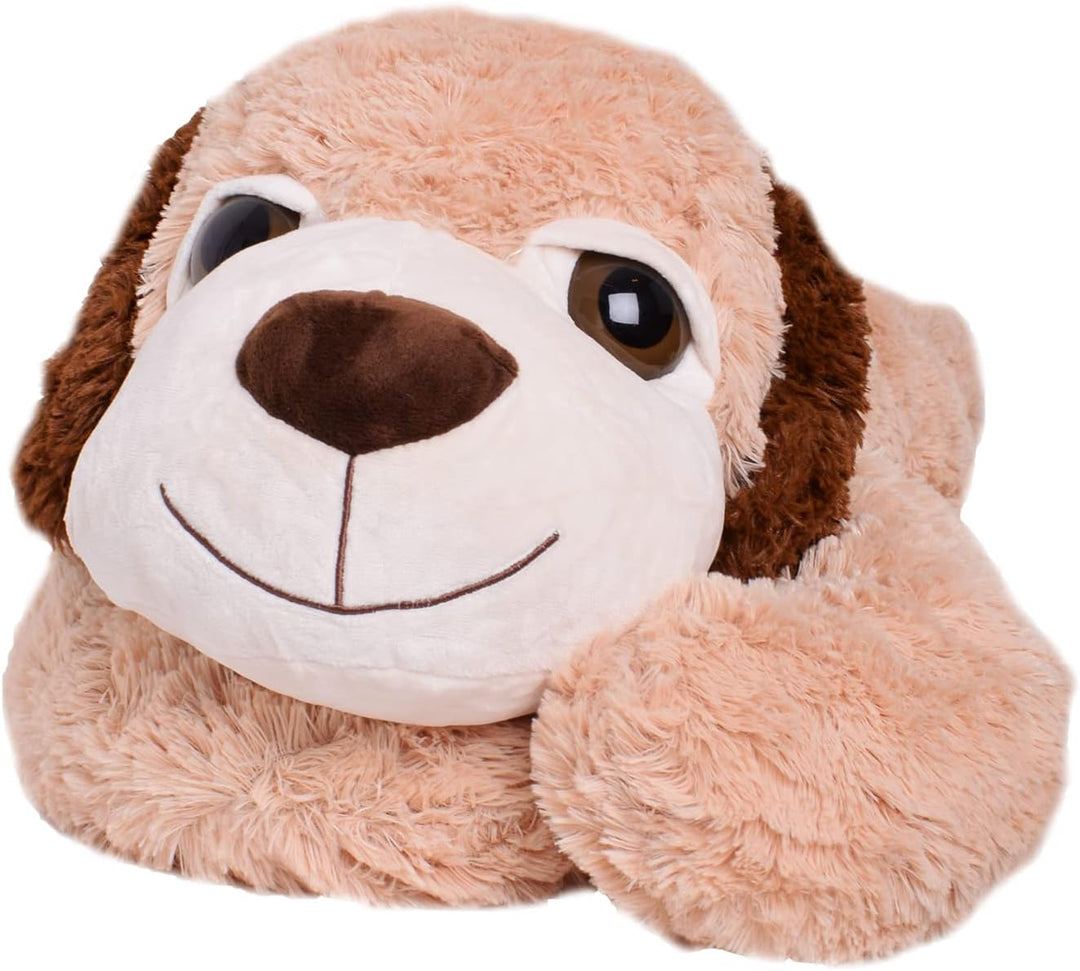 TE-Trend XXL Riesen Kuscheltier Hund gross Stofftier Plüschtier Geschenk Plüschhund Kuschelhund Stof