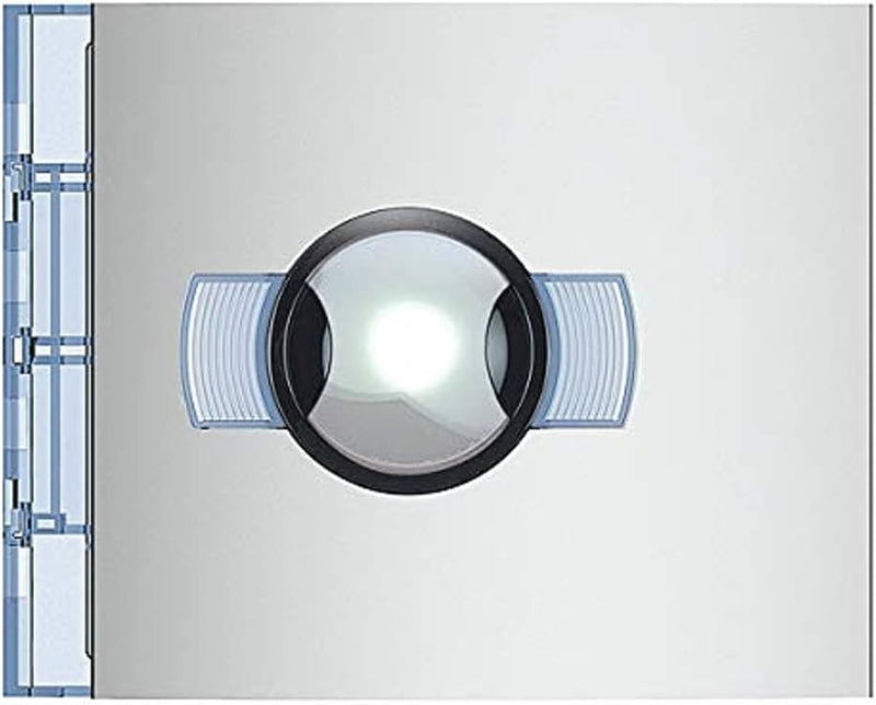BTicino, Frontblende Night & Day-Weitwinkelkamera für SFERA Audio-/Video-Türstation, Farbe: Allmetal
