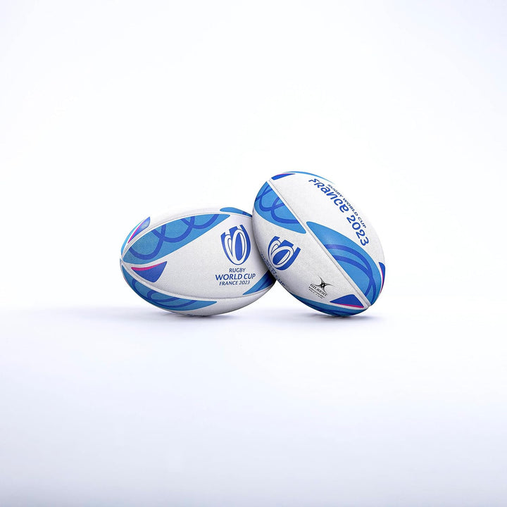 Gilbert Unisex Erwachsene Supporter Rwc2023 Ball, Weiss Blau, 38