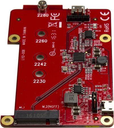 StarTech.com USB auf M.2 SATA Konverter für Raspberry Pi und Entwicklungsboards - M.2 NGFF SATA SSD