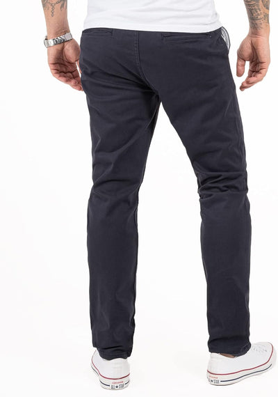 Indumentum Chino Hose Basic Regular Fit IR-506 32W / 30L Dunkelblau, 32W / 30L Dunkelblau