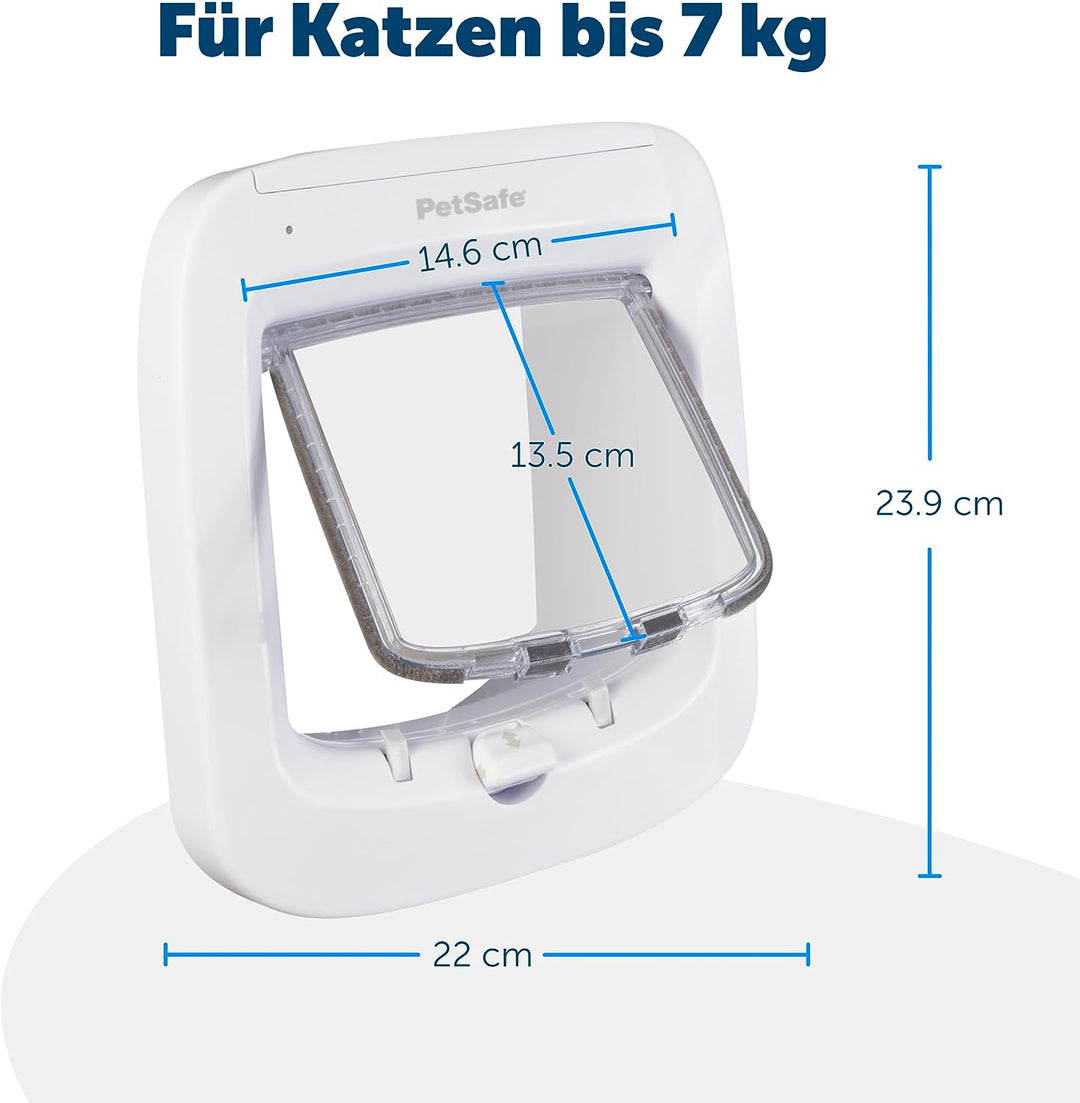 PetSafe Mikrochip Katzenklappe, Selektiver Zugang für Ihre Katze, hält fremde Tiere draussen, Katzen