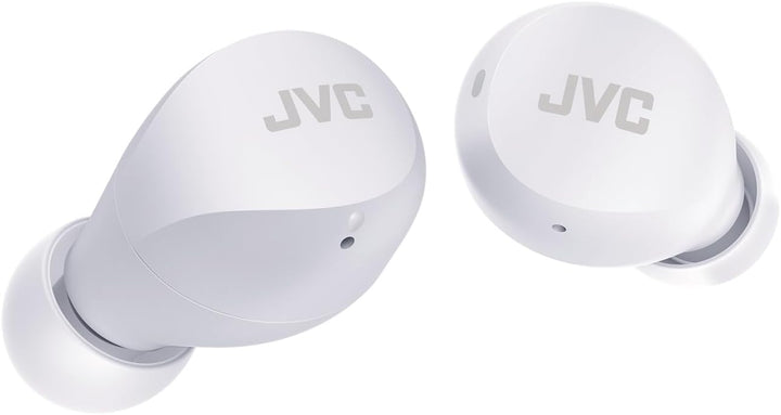 JVC HA-Z66T-W Gumy Mini Wireless Earbuds, klein, Ultraleicht, 3 Sound Modi (Bass/Clear/Normal), Wass