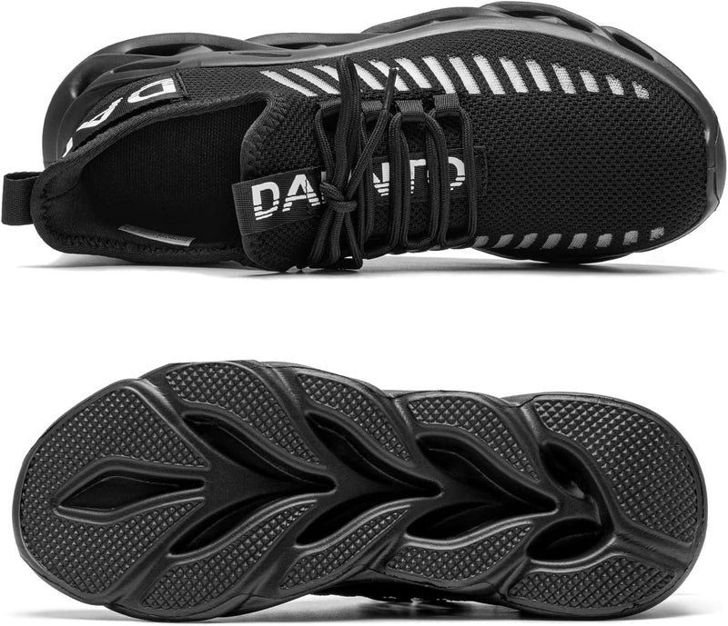 DANNTO Laufschuhe Herren Turnschuhe Damen Sneaker Leichte Atmungsaktiv rutschfeste Sportschuhe Gym F