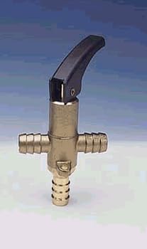 Reich Ablassventil aus Kunststoff mit 2 Eingängen