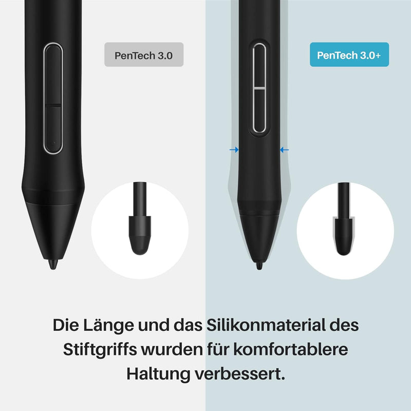 HUION PW550S Digitalstift Pentech 3.0+ Slim Pen Neue Stifttechnologie Batterieloser Digitaler Stylus