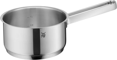 WMF Belmonte Stielkasserolle 16cm ohne Deckel, kleiner Topf 1,5l, Kochtopf klein, Nudeltopf, Milchto