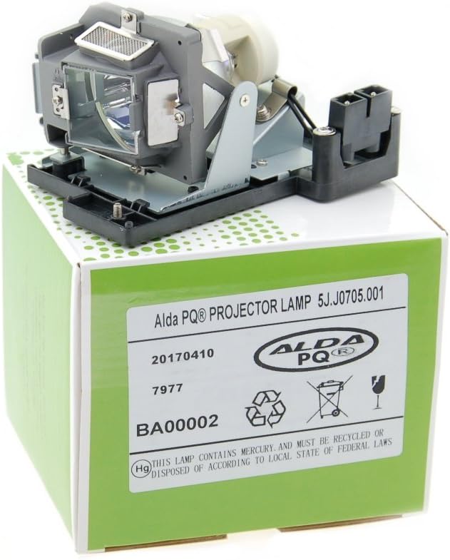 Alda PQ Premium, Beamer Lampe kompatibel mit BENQ HP3325, MP670, W600, W600+, 5J.J0705.001 Projektor