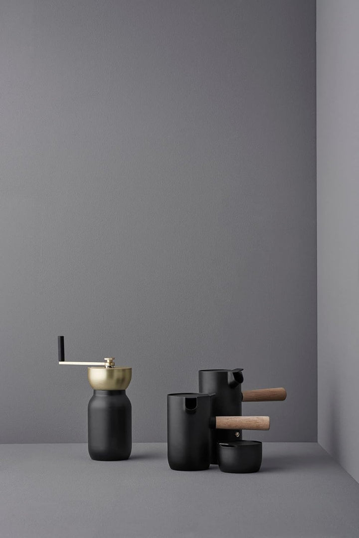 Stelton Kaffeemühle, Stahl, Schwarz, 18 x 17.5 x 10 cm, 2