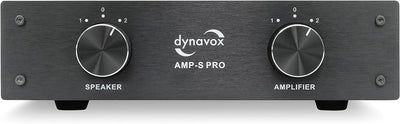 Dynavox AMP-S Pro Verstärker- und Lautsprecher-Umschalter & AUX-S PRO, Eingangs-Erweiterungs-Umschal