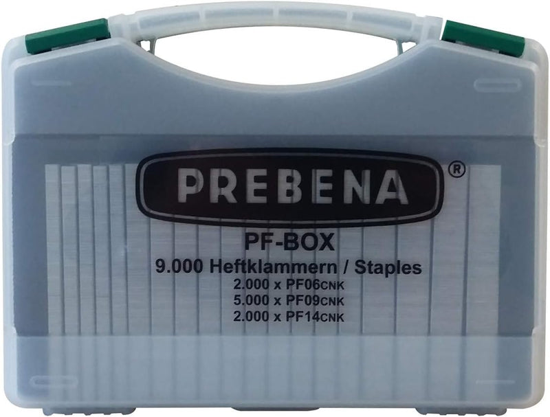 Prebena Heftklammern in Sortiments-Koffer PF-BOX