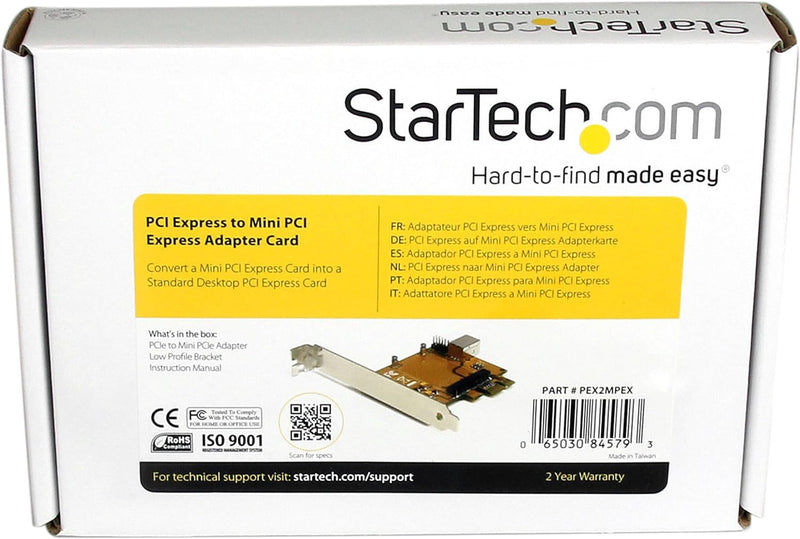 StarTech.com PCI Express auf Mini PCI Express Adapter Karte PCI Express to Mini PCI Express, PCI Exp