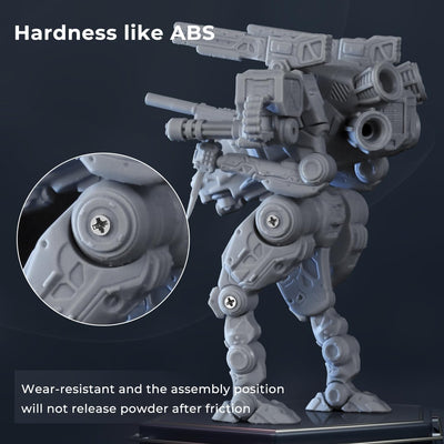 Uniformation 3D-Druckerharz ABS-ähnliches hartes, zähes Harz für technische Teile, hohe Präzision, n