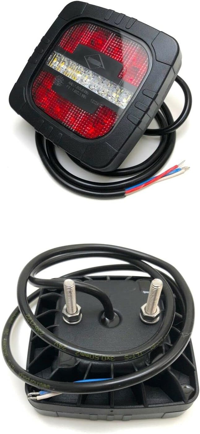 MelTruck® 2x LED Rückfahrscheinwerfer Nebelleuchte für Anhänger Traktor Schlepper Bagger NEU