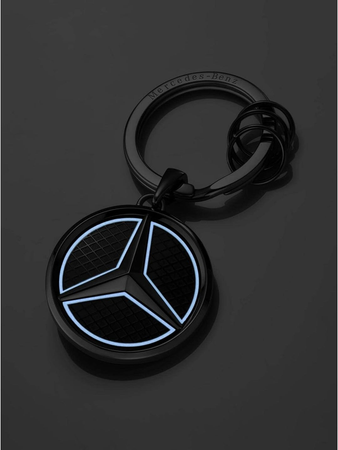 Mercedes-Benz Collection Schlüsselanhänger Las Vegas | silberfarben/schwarz | Edelstahl