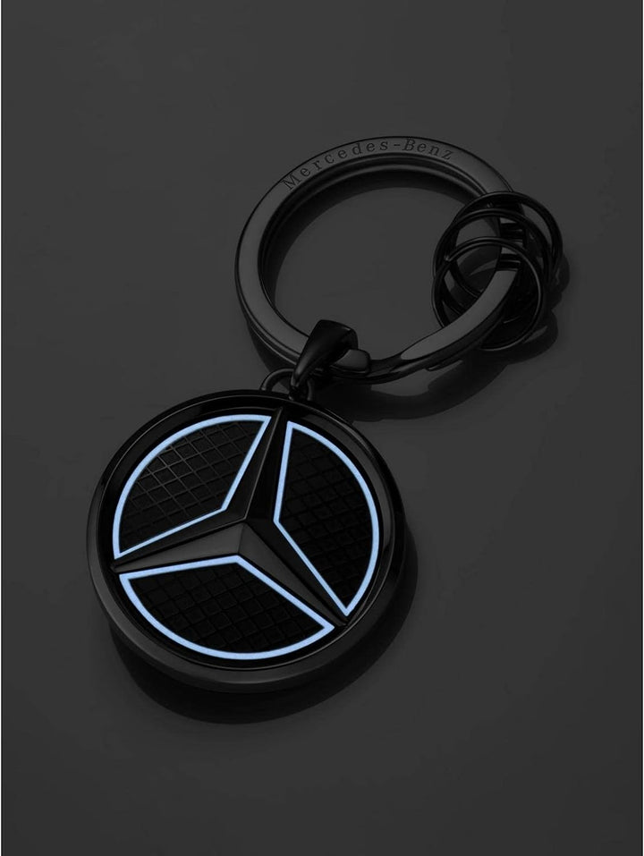 Mercedes-Benz Collection Schlüsselanhänger Las Vegas | silberfarben/schwarz | Edelstahl