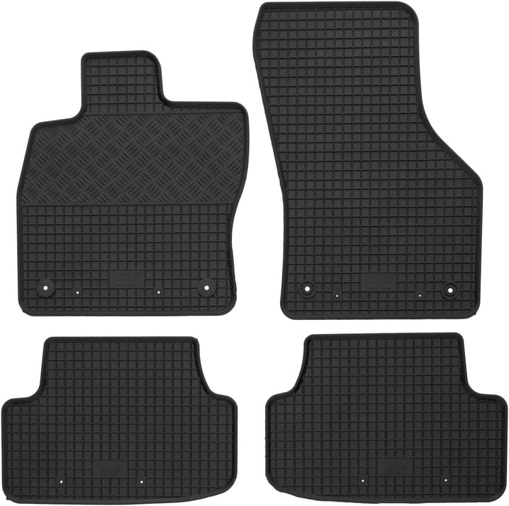 Gummi Fussmatten passend für Seat Leon ab 12/2012 (5F)/für VW Golf 7/für VW Golf 8 AZUGA AZ10092103