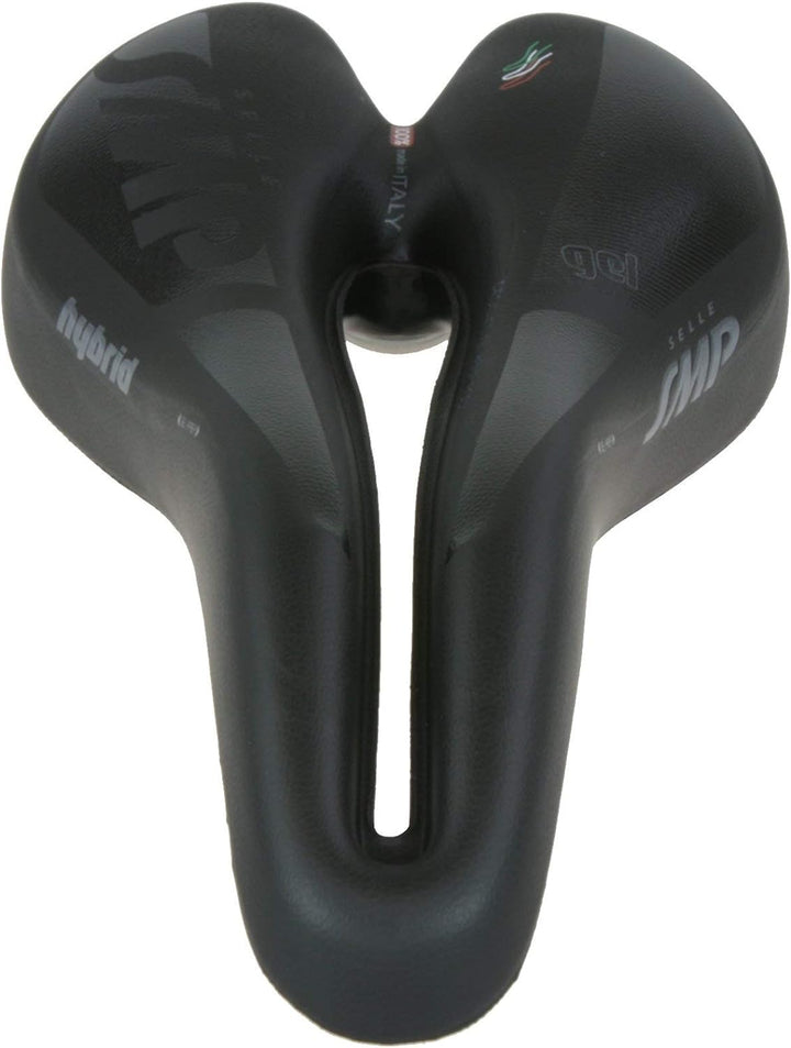 SMP Unisex – Erwachsene Hybrid Gel Sattel, Schwarz, Einheitsgrösse