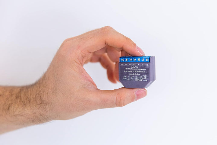 Shelly EM + 1 Amperemeterzange bis 50A zur Messung des Stromverbrauchs zu Hause Shelly EM + 1 Zange