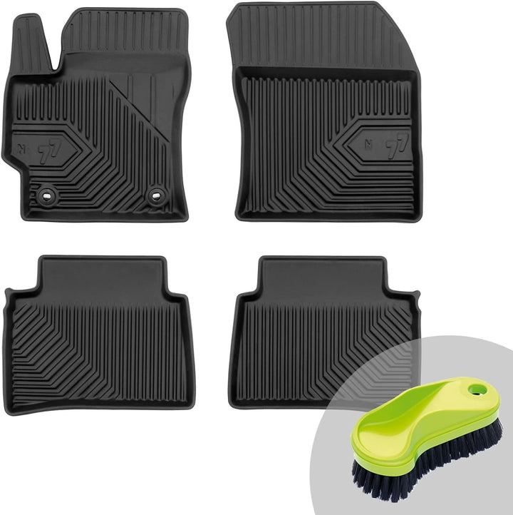 FROGUM No.77 Gummimatten Ganzjahresset von Auto Fussmatten Autofussmatten für Suzuki Swace ab 2020,