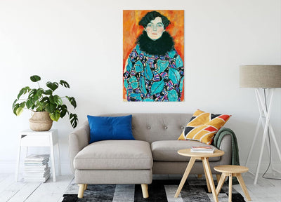 Generisch Gustav Klimt - Johanna Staude als Leinwandbild / Grösse: 100x70 cm / Wandbild / Kunstdruck