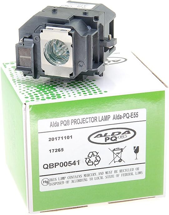 Alda PQ-Premium, Beamerlampe/Ersatzlampe für EPSON EB-W8D Projektoren, Lampe mit Gehäuse