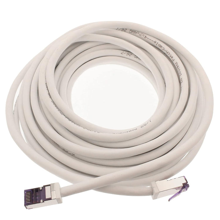 1aTTack.de - 30m - CAT6a Superflex- Ethernet Gigabit LAN Netwerkkabel RJ45 CAT6 A Patchkabel 10000 M