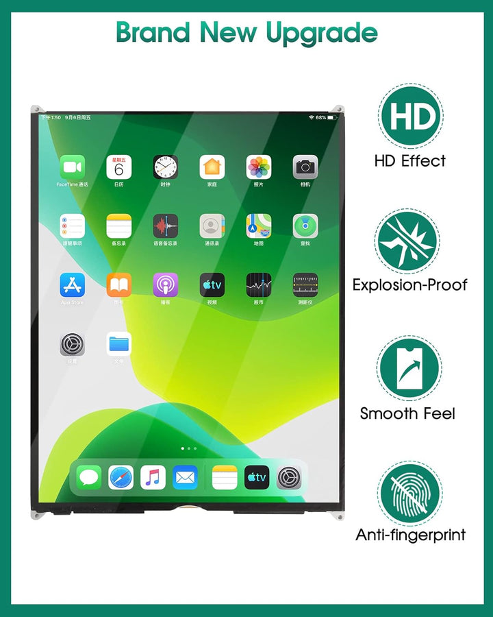Für iPad 10.2 2019 2020 2021 LCD Display 7. 8. 9. Gen A2197 A2200 A2198 A2232 A2428, A2429, A2270, A