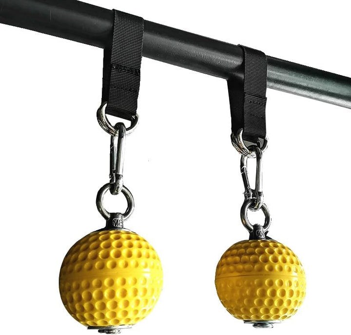 Klettern Pull Up Ball Haltegriffe mit Riemen,Halten Griffe Trainer für Finger,Unterarm,Bizeps,Rücken