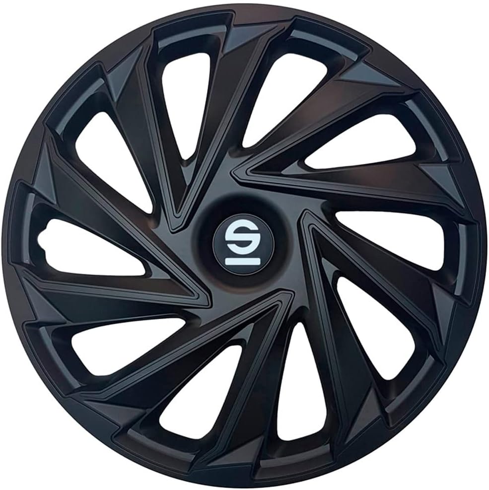 Sparco Radzierblenden Varese - 16-Zoll - Schwarz - Satz mit 4 Stück