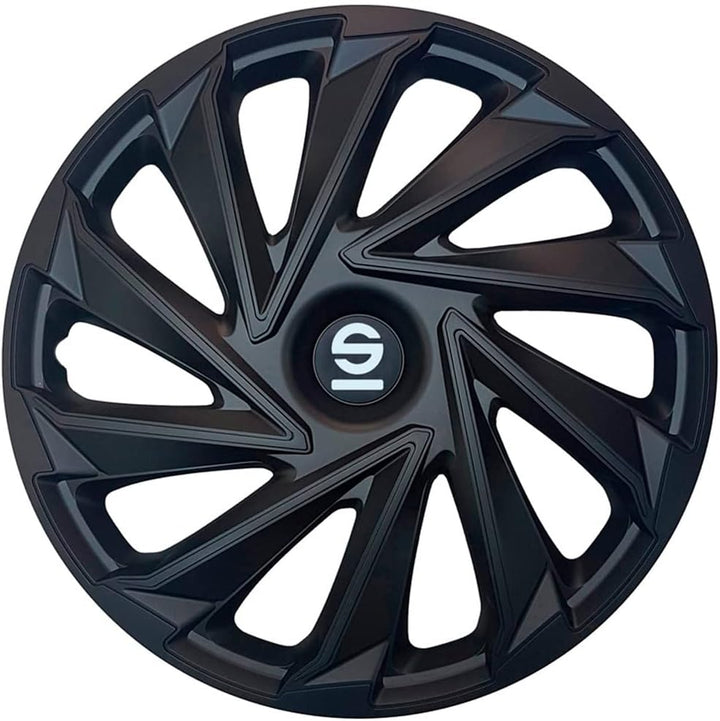 Sparco Radzierblenden Varese - 16-Zoll - Schwarz - Satz mit 4 Stück