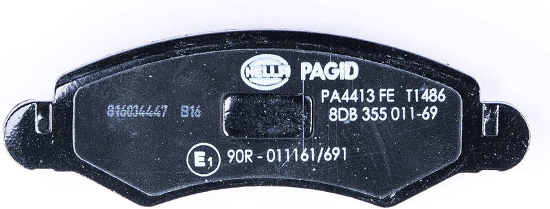 HELLA PAGID 8DB 355 011-691 Bremsbelagsatz - T1486 - Dicke/Stärke: 15.5mm - Bremssystem: Bosch - mit