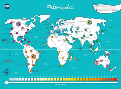 Clementoni Brettspiel Meteoropath Mehrfarbig, Meteoropath