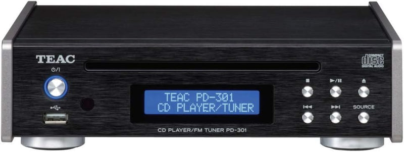 Teac PD-301DAB High End CD-Spieler inkl. DAB/UKW-Tuner, Schwarz