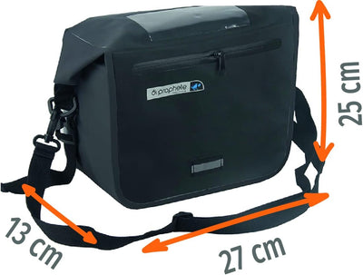 Prophete Fahrradtasche, Lenkertasche, auch für E-Bikes geeignet, wasserdicht, Reflexstreifen, Volume