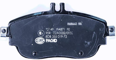 HELLA PAGID 8DB 355 019-721 Bremsbelagsatz - T2149 - Dicke/Stärke: 19mm - Bremssystem: TRW - für Ver