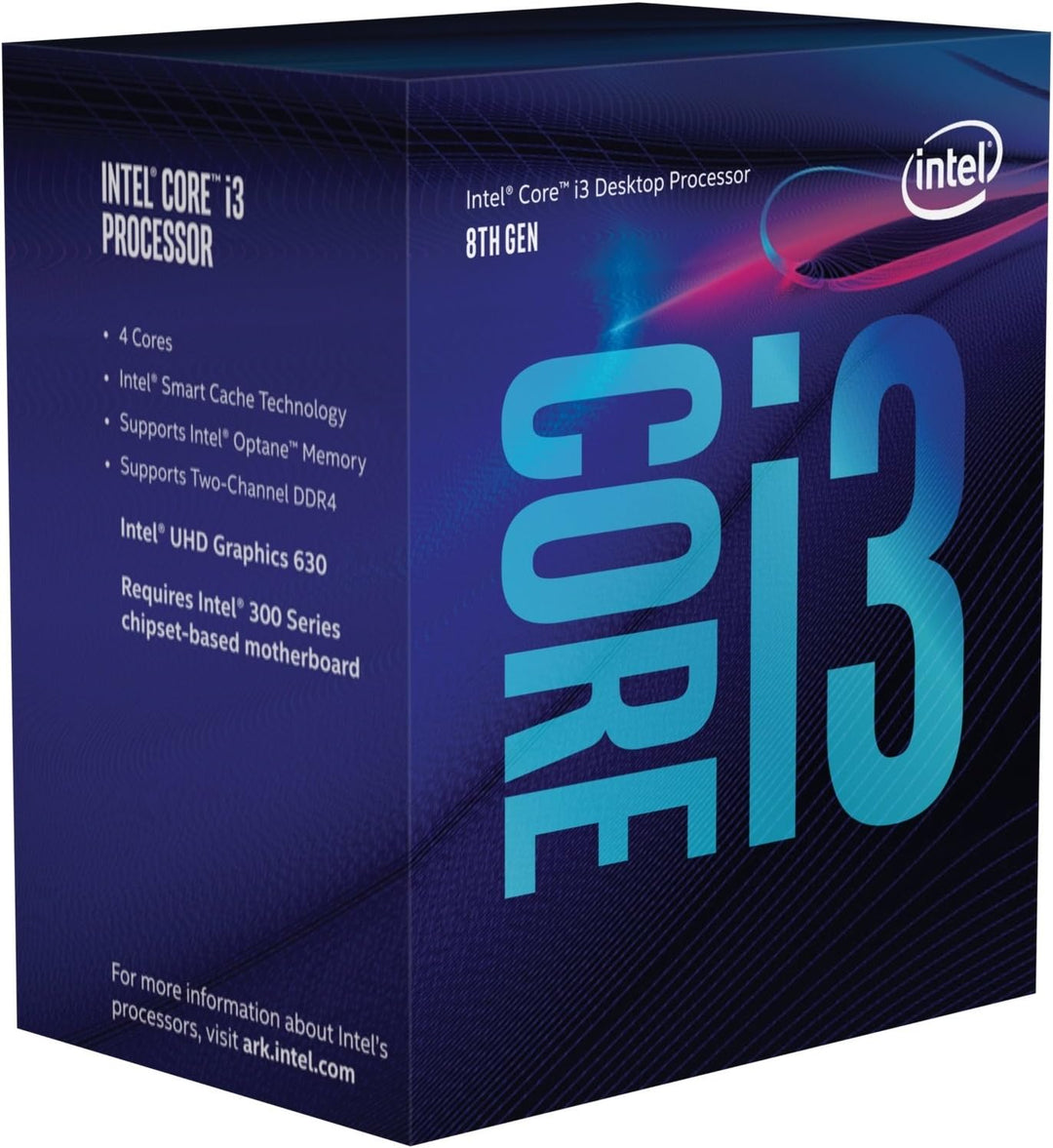 Intel Core i3-8100 Prozessor (6 MB Cache, 3,60 GHz) i3-8100 Prozessor 3,60 GHz, i3-8100 Prozessor 3,