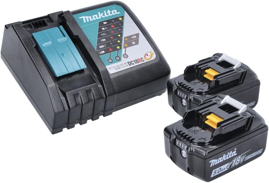 Makita DFS 452 RTJ 18 V Brushless Akku Schnellbauschrauber im Makpac mit Einlage + Ladegerät + 2x 5,