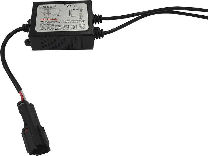 BLUETECH CREE LED Slim Tagfahrleuchten R87 & E-Prüfzeichen 10SMD Tagfahrlicht TFL kompatibel mit Por
