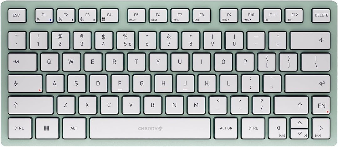 CHERRY KW 7100 Mini BT, Kompakte Multi-Device-Tastatur mit 3 Bluetooth-Kanälen, US-Internationales L