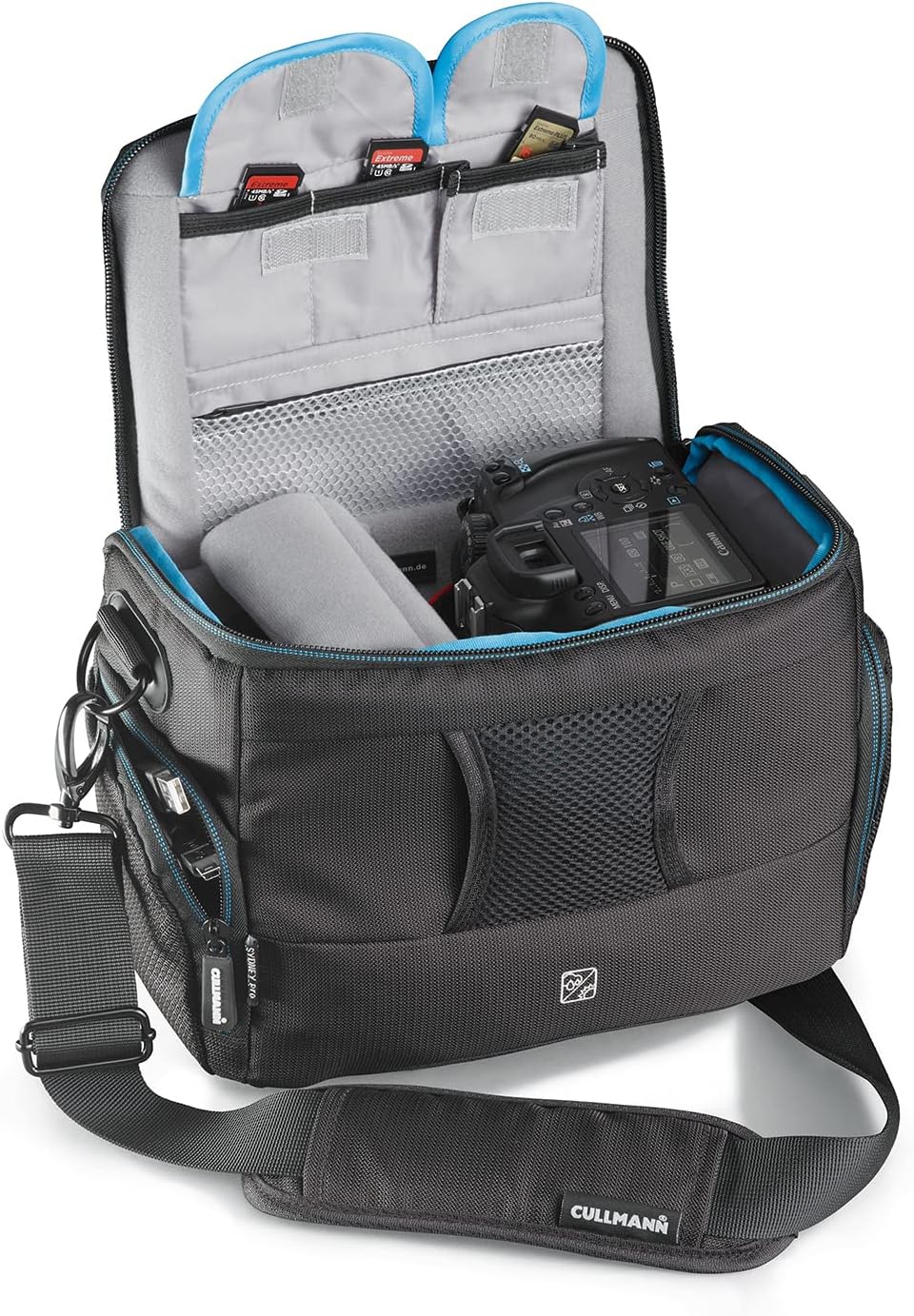 Cullmann - 97550 - Sydney Pro Maxima 120 Kameratasche, schwarz - Innenmasse 200x160x120mm - passend