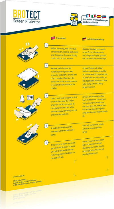 BROTECT Entspiegelungs-Panzerglasfolie für Renault Megane E-Tech openR Link 12" Schutzglas Schutz-Fo