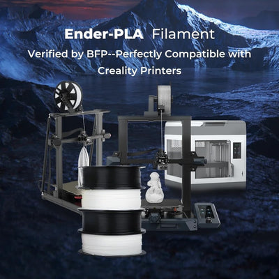 Creality Ender PLA Filament, 1,75mm PLA 3D Drucker Filament, Massgenauigkeit +/- 0.03mm, passend für