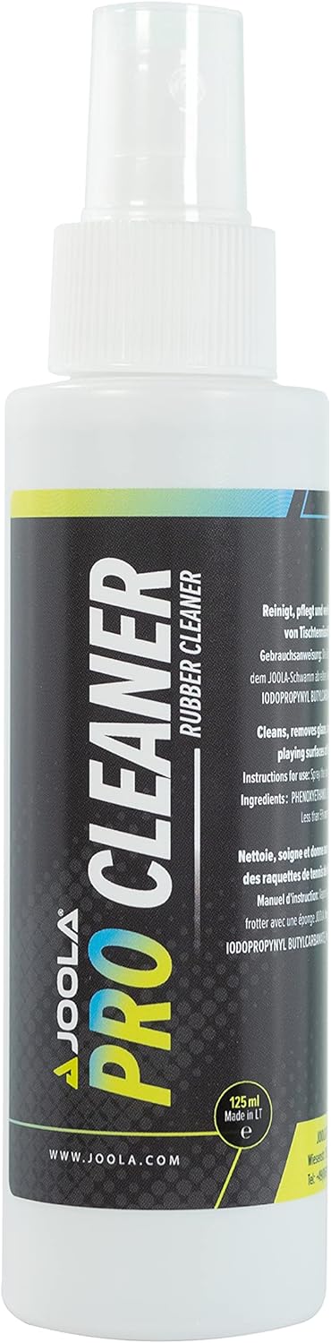 Joola TT-Schläger Mega Carbon Tischtennisset, 2,0 MM Schwamm & Tischtennis Reinigungsset PRO Cleaner