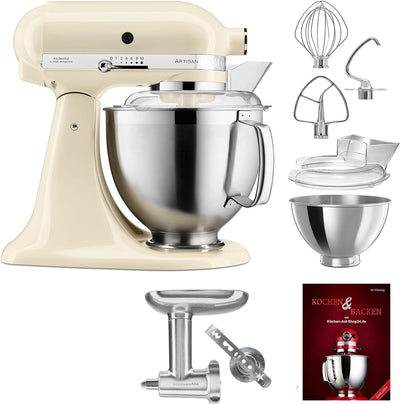 KitchenAid Küchenmaschine Artisan - P26 Starter Set 185er (FleischwGM) - 5KSM185PSEAC inkl. Fleischw