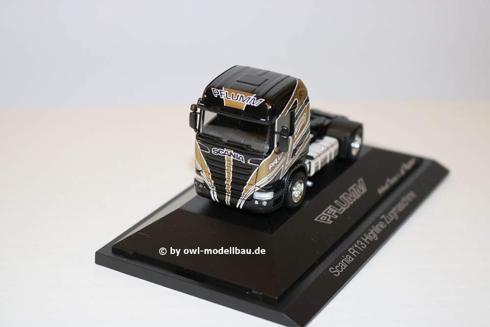 herpa 110891" Scania R HL Zugmaschine Pflumm Miniaturfahrzeug