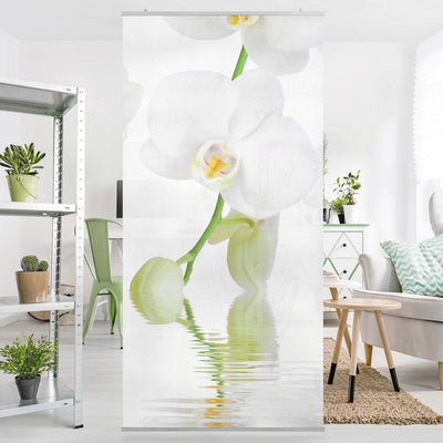 Bilderwelten Orchideenbild Raumteiler Wellness Orchidee Blumenbild 250x120cm ohne Halterung, ohne Ha